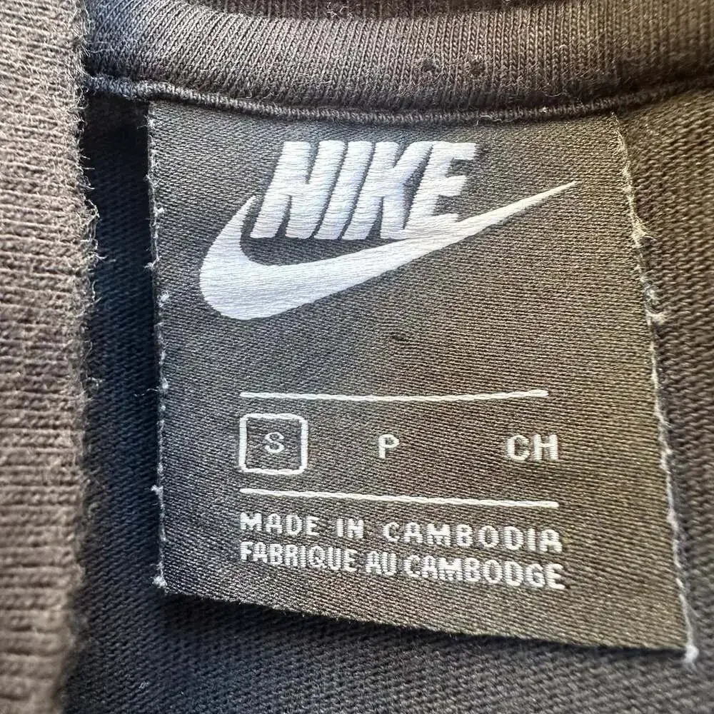 Nike Tank Top Size S Black Mock Neck Athletic